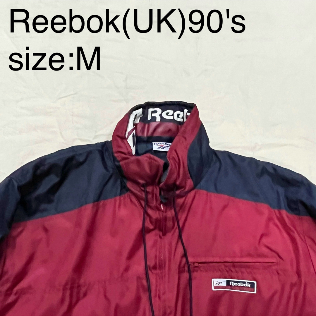 Reebok(リーボック)のReebok(UK)ビンテージナイロンパデッドコート　90's メンズのジャケット/アウター(ナイロンジャケット)の商品写真