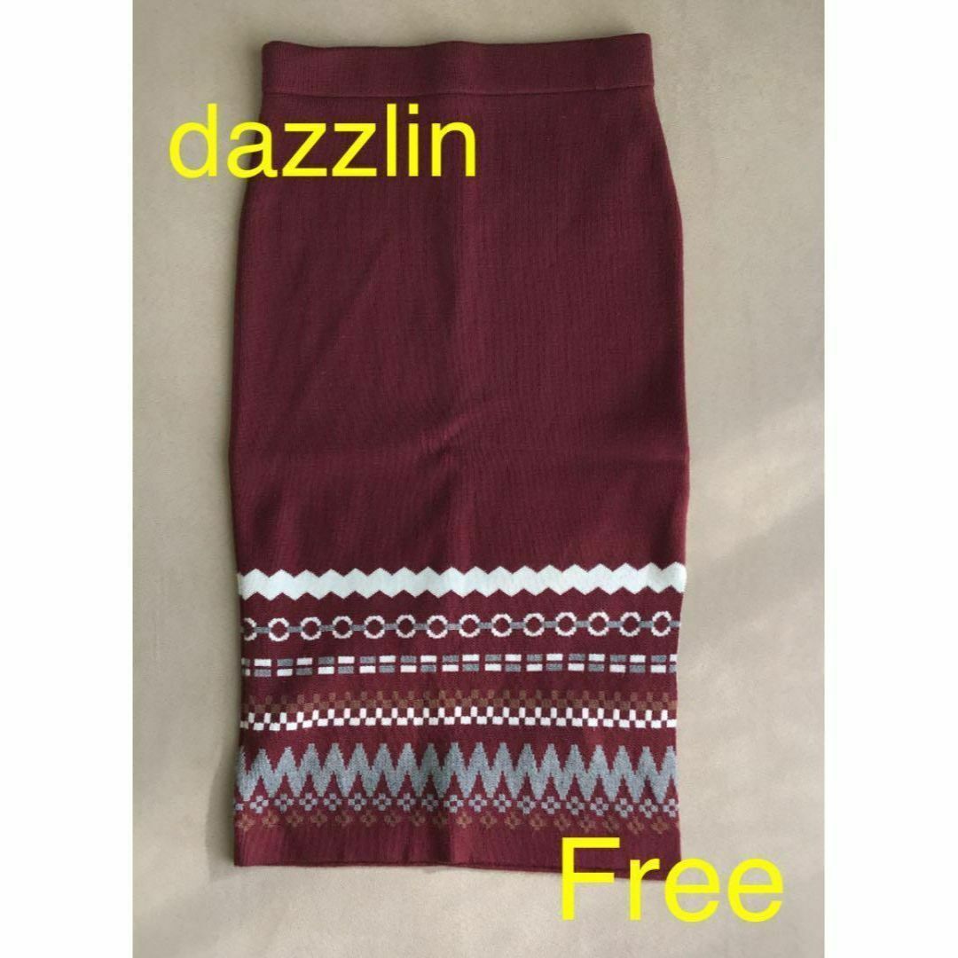 dazzlin(ダズリン)の【即日発送】dazzlin◇タイトスカート◇フリー◇ノルディック【美品】 レディースのスカート(その他)の商品写真