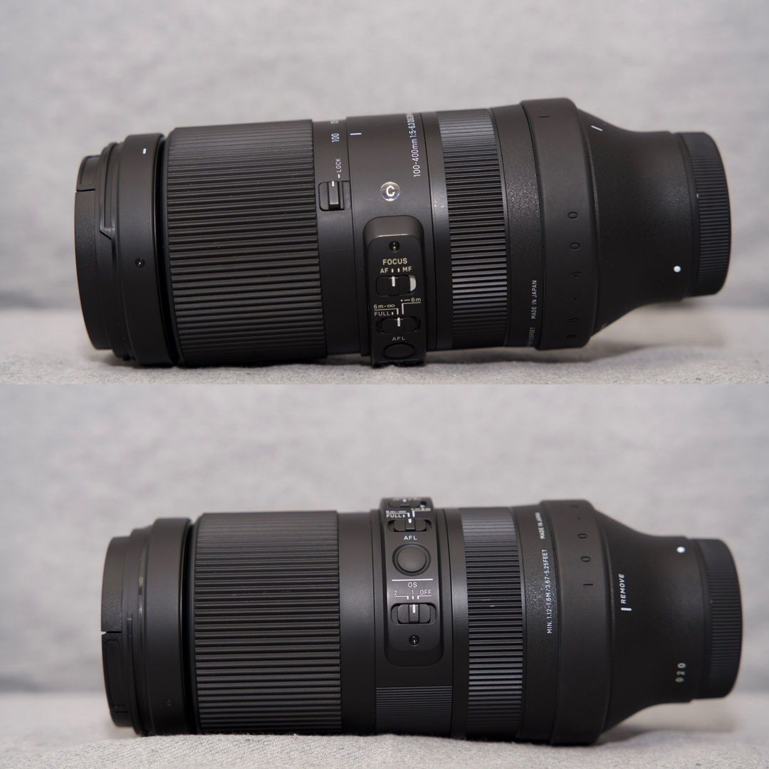 SIGMA(シグマ)の中古 SIGMA 100-400F5-6.3 DG DN OS SONY E スマホ/家電/カメラのカメラ(レンズ(ズーム))の商品写真