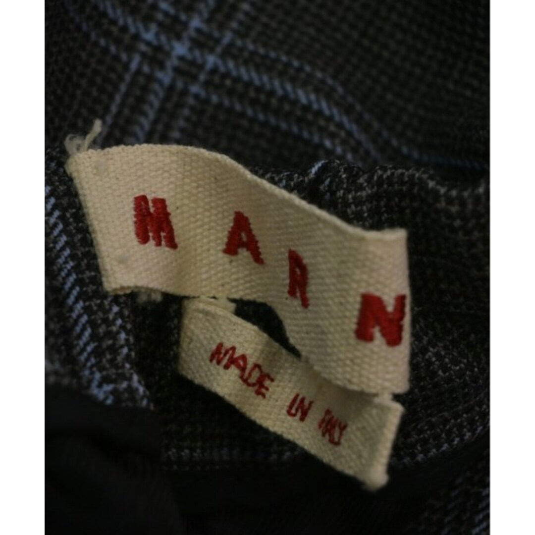 Marni(マルニ)のMARNI マルニ スラックス 38(S位) グレーx水色(チェック) 【古着】【中古】 レディースのパンツ(その他)の商品写真