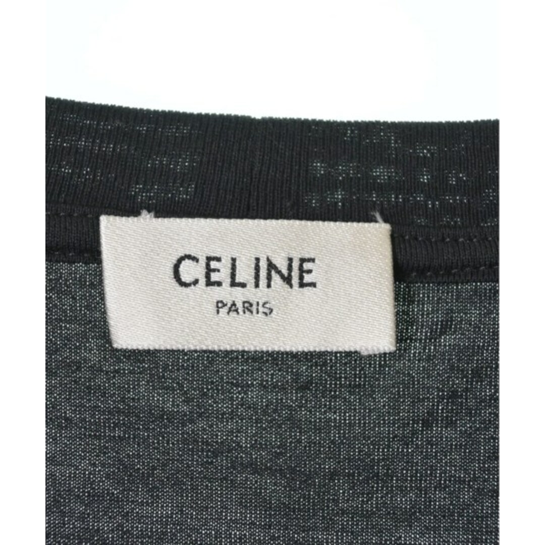 celine(セリーヌ)のCELINE セリーヌ Tシャツ・カットソー XL 黒 【古着】【中古】 メンズのトップス(Tシャツ/カットソー(半袖/袖なし))の商品写真