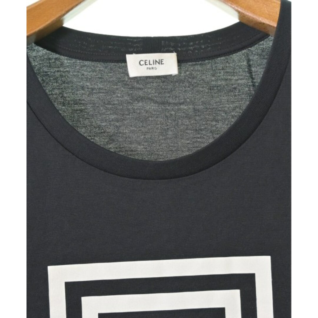 celine(セリーヌ)のCELINE セリーヌ Tシャツ・カットソー XL 黒 【古着】【中古】 メンズのトップス(Tシャツ/カットソー(半袖/袖なし))の商品写真