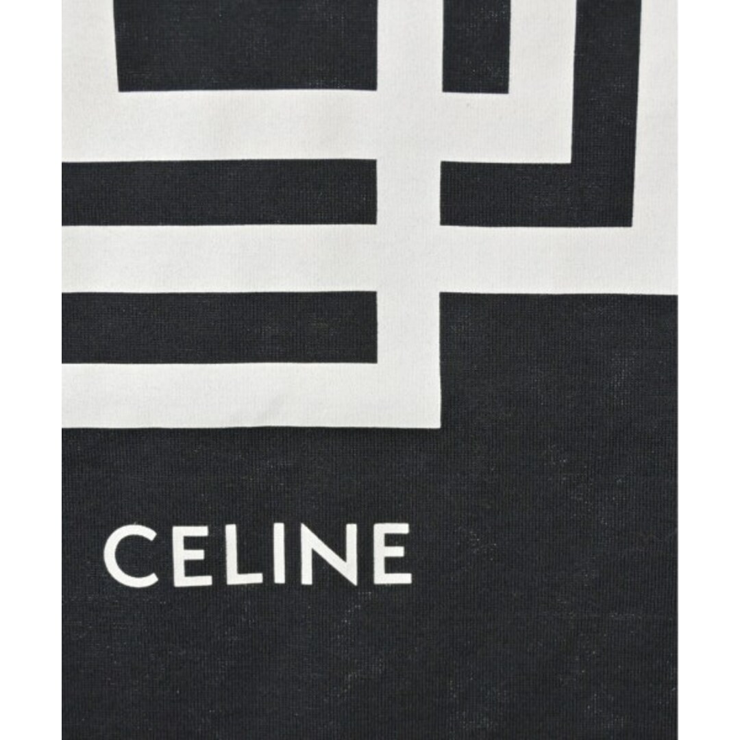 celine(セリーヌ)のCELINE セリーヌ Tシャツ・カットソー XL 黒 【古着】【中古】 メンズのトップス(Tシャツ/カットソー(半袖/袖なし))の商品写真