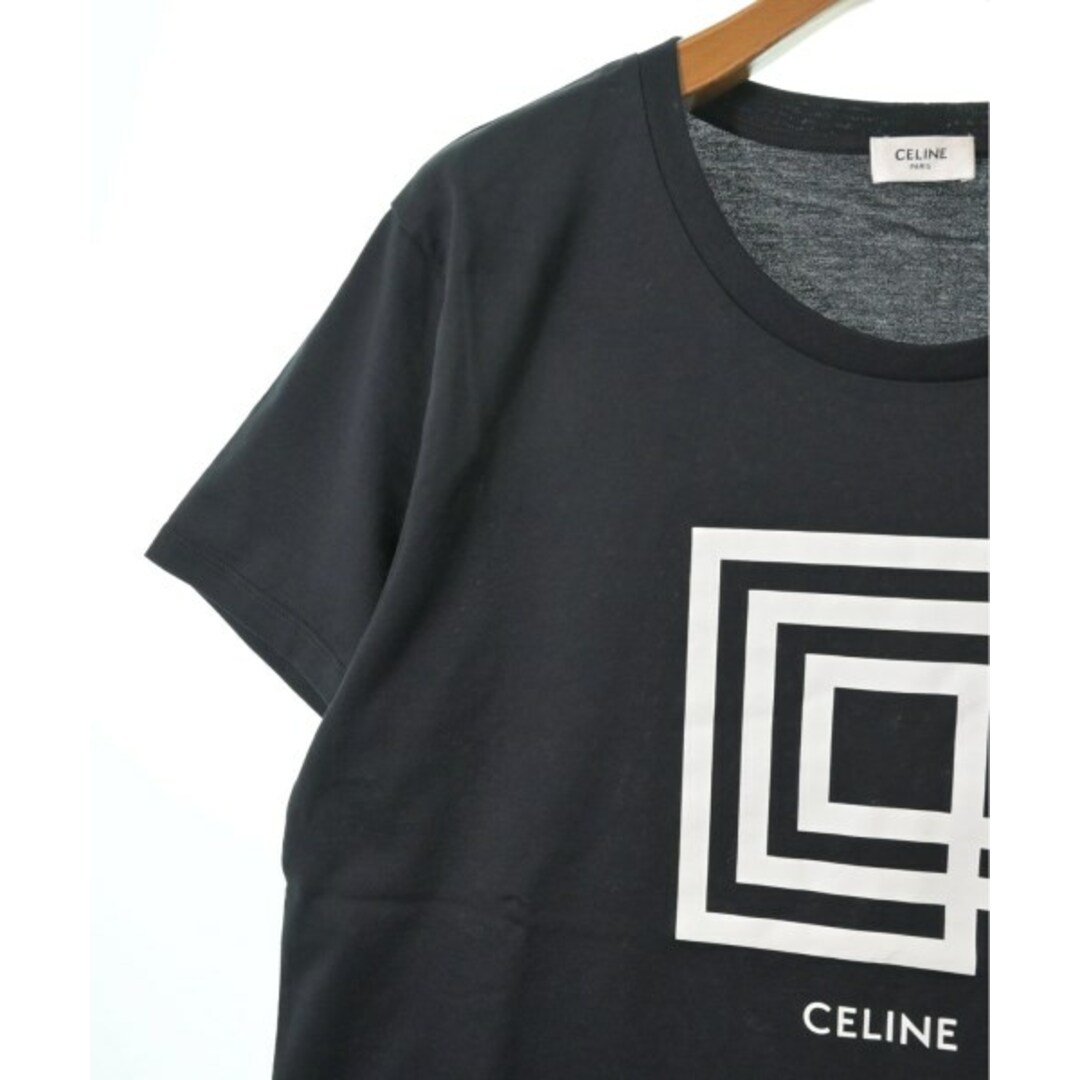 celine(セリーヌ)のCELINE セリーヌ Tシャツ・カットソー XL 黒 【古着】【中古】 メンズのトップス(Tシャツ/カットソー(半袖/袖なし))の商品写真