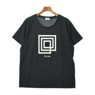 セリーヌ(celine)のCELINE セリーヌ Tシャツ・カットソー XL 黒 【古着】【中古】(Tシャツ/カットソー(半袖/袖なし))