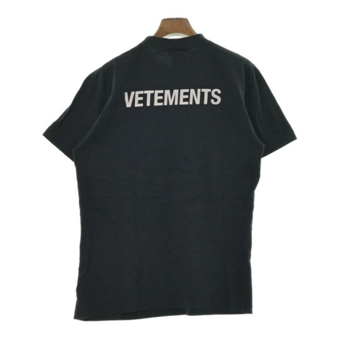 VETEMENTS(ヴェトモン)のVETEMENTS ヴェトモン Tシャツ・カットソー M 黒 【古着】【中古】 レディースのトップス(カットソー(半袖/袖なし))の商品写真