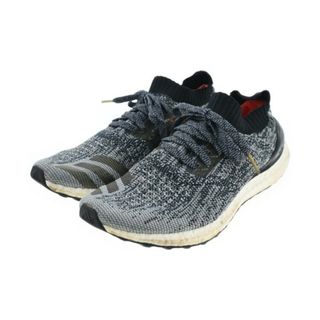 アディダス(adidas)のadidas アディダス スニーカー 28.5cm グレーxブルーグレー系x紺等 【古着】【中古】(スニーカー)