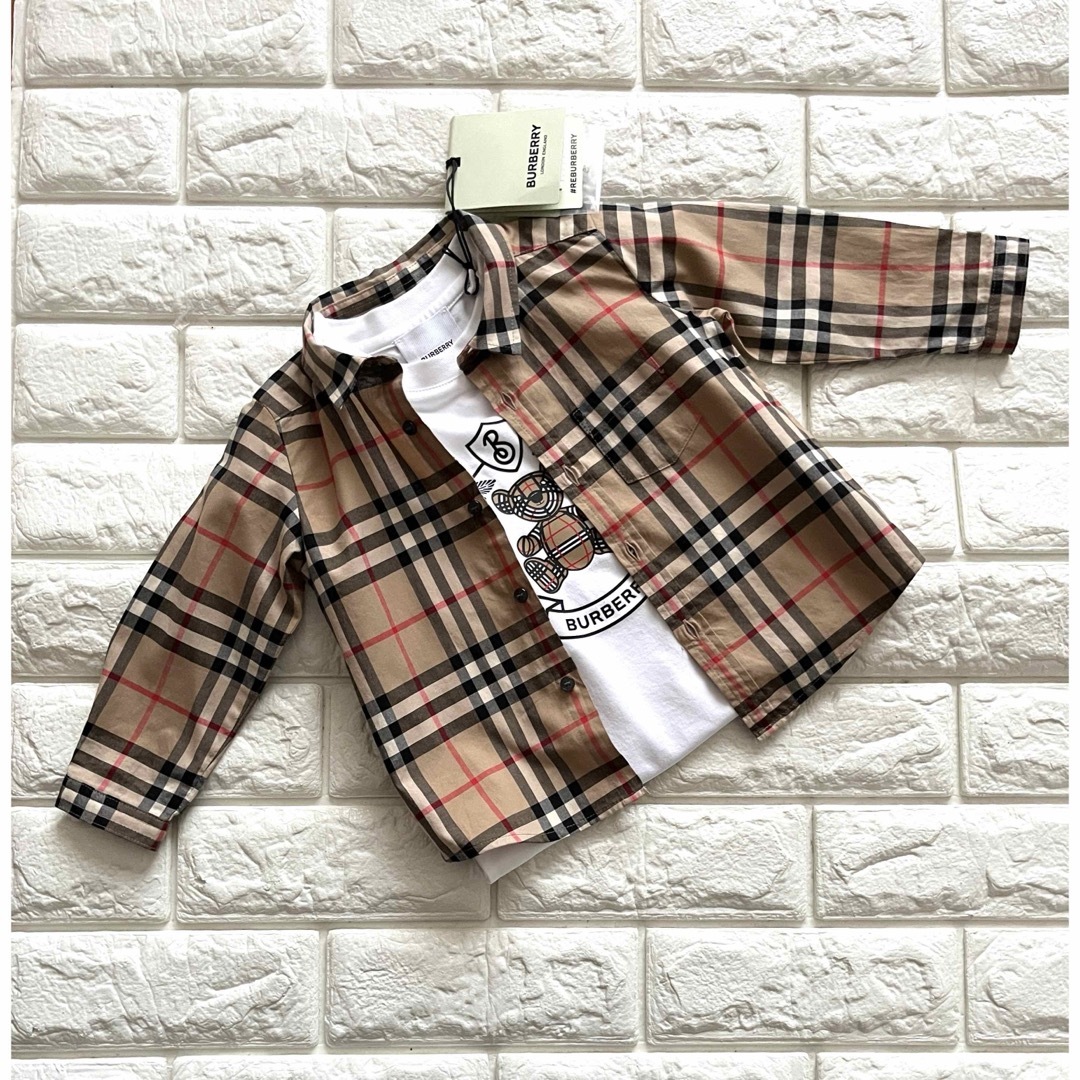 BURBERRY(バーバリー)のBurberryシャツ キッズ/ベビー/マタニティのベビー服(~85cm)(シャツ/カットソー)の商品写真