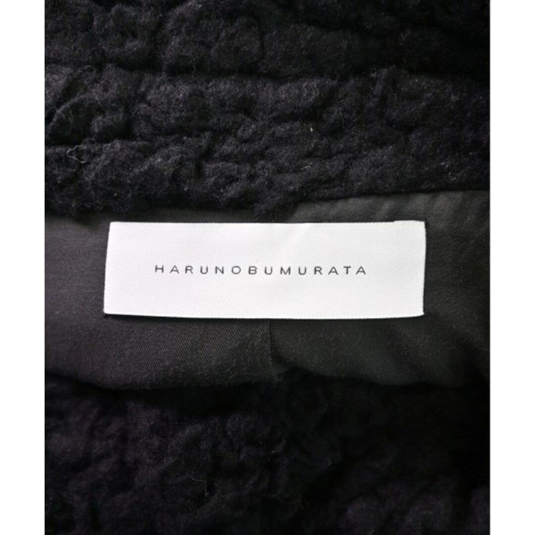 HARUNOBUMURATA ハルノブムラタ コート（その他） 36(S位) 黒厚手裏地