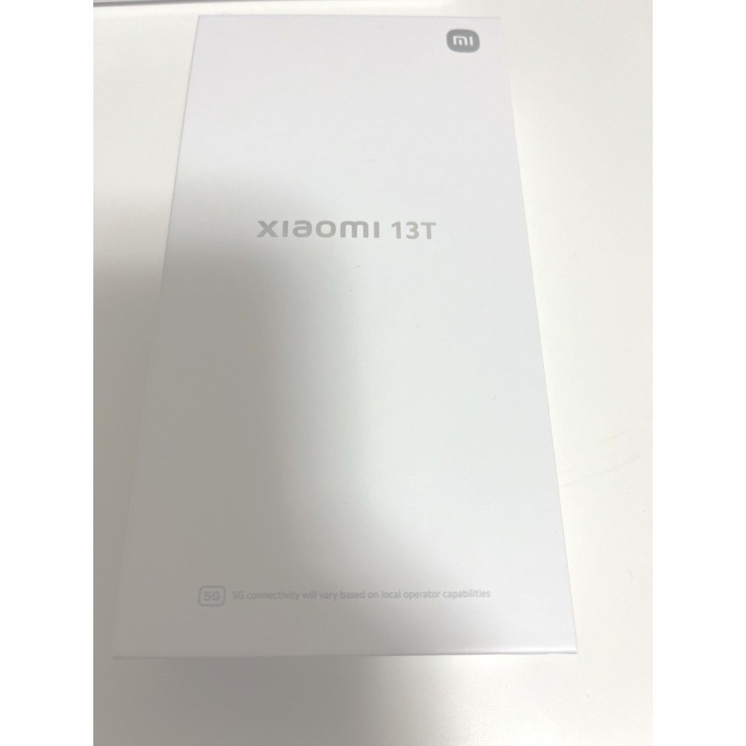 スマートフォン/携帯電話未使用品　Xiaomi 13T XIG04 アルパインブルー