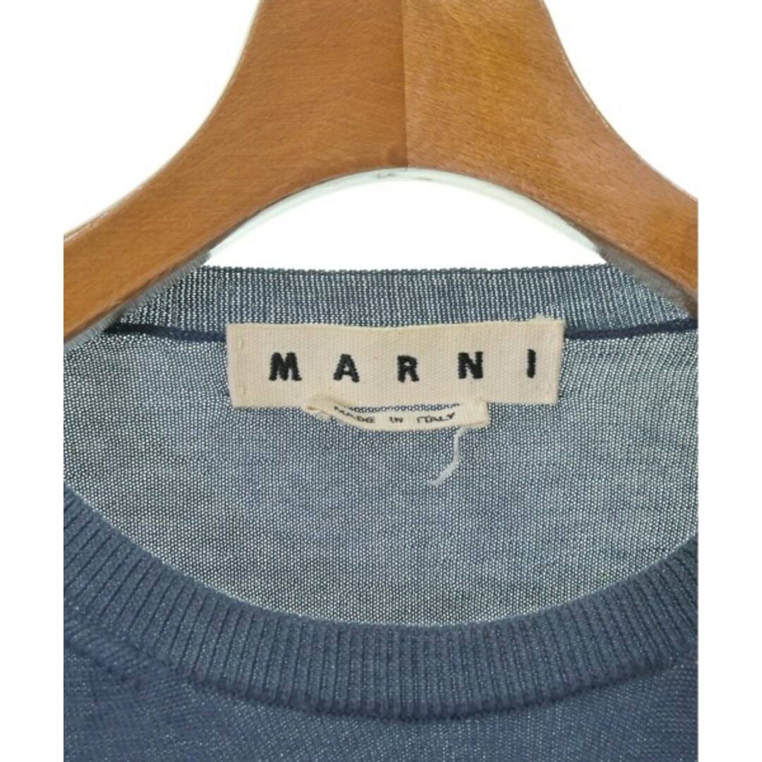 Marni(マルニ)のMARNI マルニ ニット・セーター 46(M位) 紺 【古着】【中古】 メンズのトップス(ニット/セーター)の商品写真