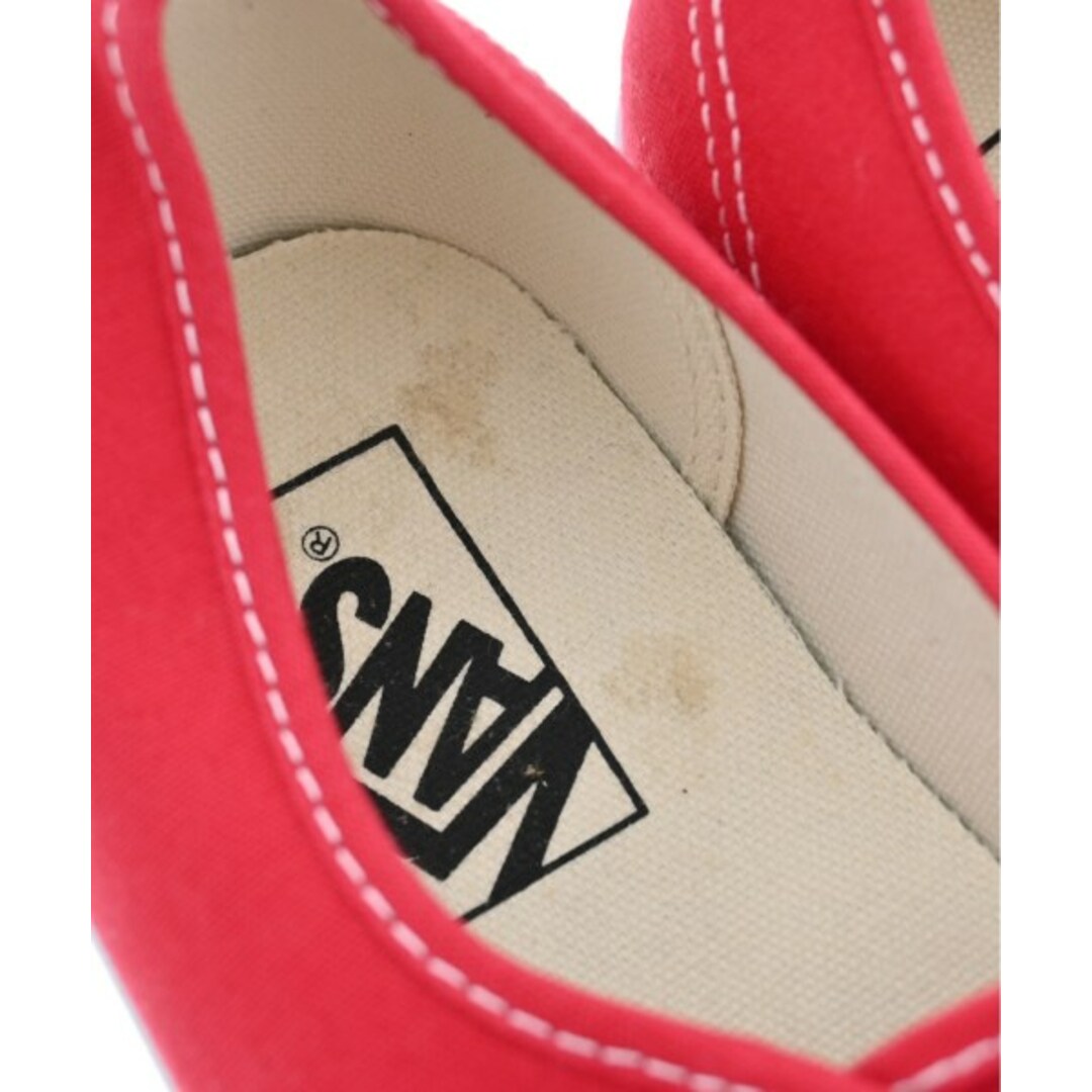 VANS(ヴァンズ)のVANS バンズ スニーカー 27cm 赤 【古着】【中古】 メンズの靴/シューズ(スニーカー)の商品写真