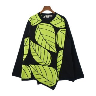 コムデギャルソン(COMME des GARCONS)のCOMME des GARCONS ニット・セーター M 黒x黄緑 【古着】【中古】(ニット/セーター)