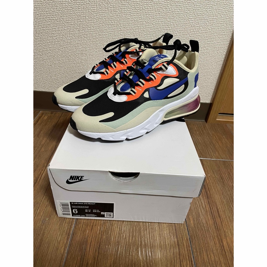 NIKE(ナイキ)の【23cm】NIKE AIRMAX React スニーカー 新品未使用 リアクト レディースの靴/シューズ(スニーカー)の商品写真