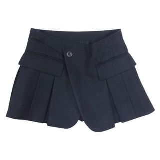 サカイ(sacai)のSacai サカイ 23-06763 Wool Melton Shorts ウール メルトン レイヤード ショーツ スカート ブラック系 3【中古】(その他)