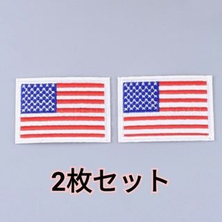 アメリカ 国旗  USA アイロンワッペン(各種パーツ)