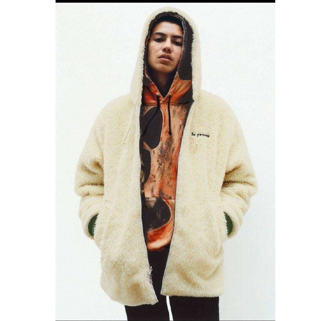 Supreme(シュプリーム)のSUPREME  17AW Reversible Sherpa Parka M メンズのジャケット/アウター(ブルゾン)の商品写真