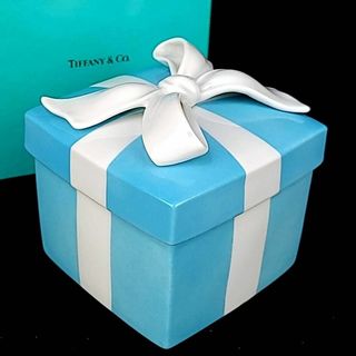 Tiffany & Co. - ◇美品 ◆ ティファニー　ブルーボックス　小物入れ　Lサイズ　箱つき