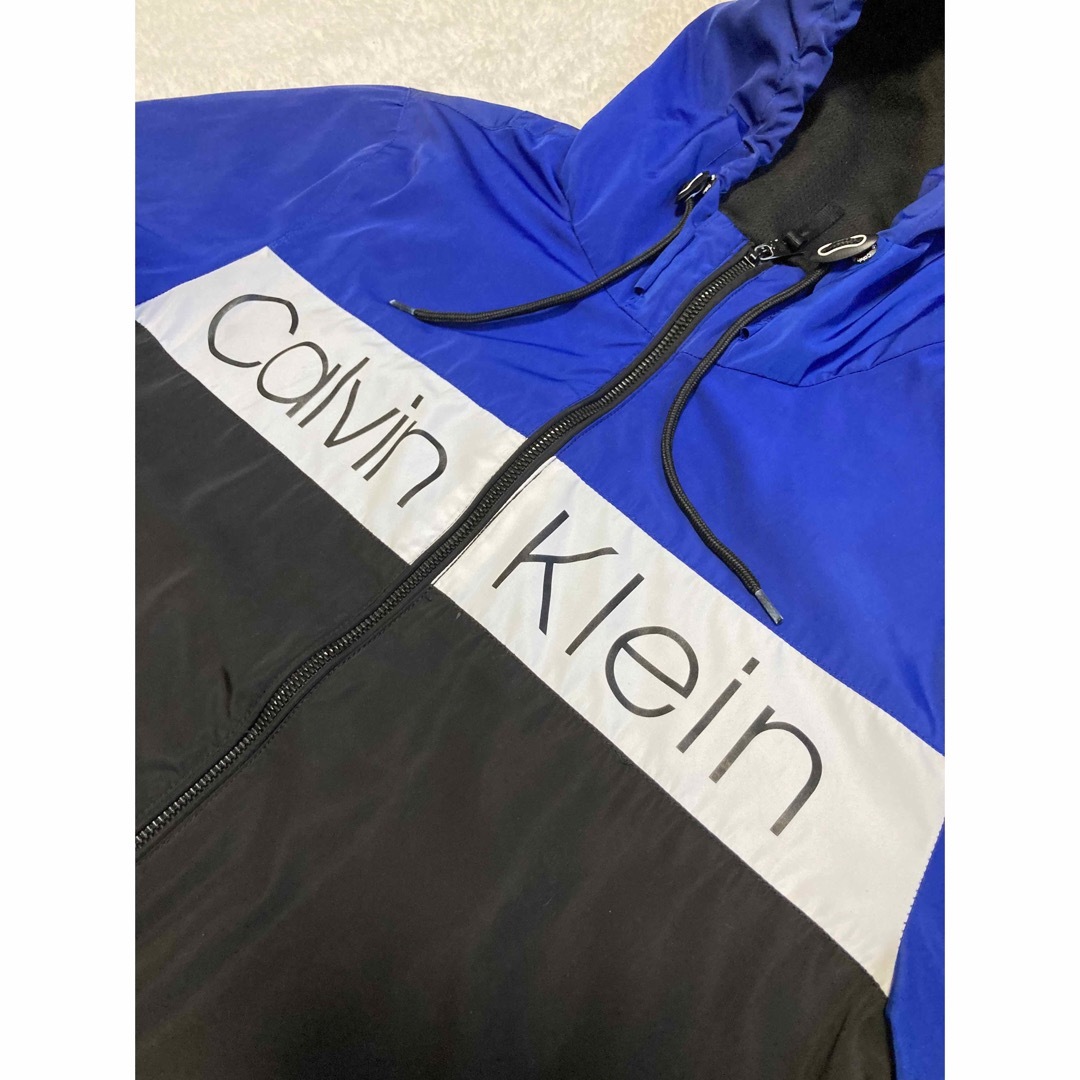 ナイロンパーカーCALVIN KLEIN カルバンクライン ナイロンパーカー US Sサイズ