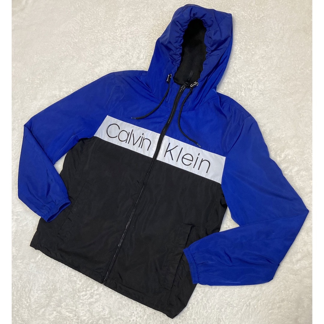 ナイロンパーカーCALVIN KLEIN カルバンクライン ナイロンパーカー US Sサイズ