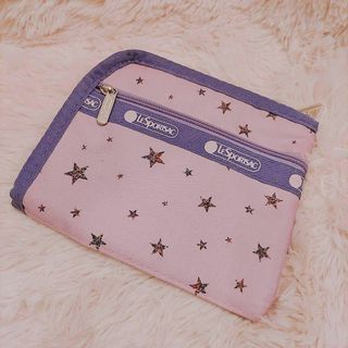 レスポートサック(LeSportsac)のレスポートサック／LeSportsac／ピンク×パープル　ポップスター柄ポーチ(ボディバッグ/ウエストポーチ)