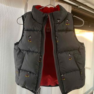 ベビーギャップ(babyGAP)のbabyGAP ミッキーマウス ダウンベスト(ジャケット/上着)