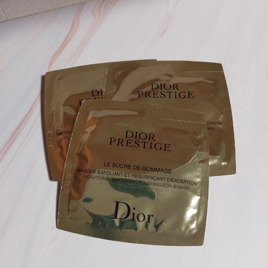 Dior(ディオール)のDIOR ディオール プレステージ ル ゴマージュ　3包 コスメ/美容のスキンケア/基礎化粧品(ゴマージュ/ピーリング)の商品写真