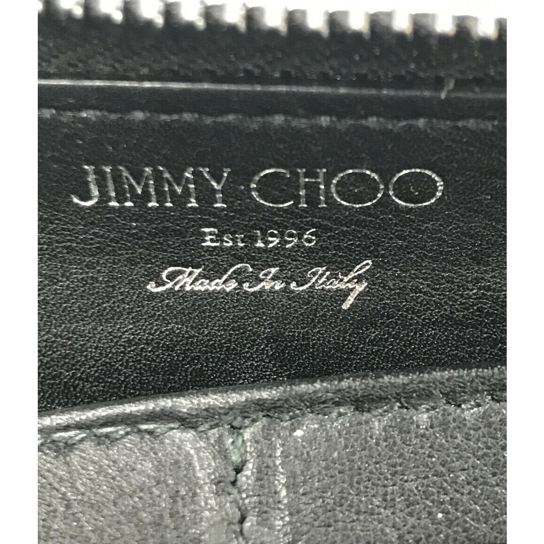 JIMMY CHOO(ジミーチュウ)のジミーチュウ ラウンドファスナー長財布 スタースタッズ レディース レディースのファッション小物(財布)の商品写真