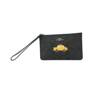 コーチ(COACH)の美品 コーチ COACH ポーチ  シグネチャー F57710 レディース(ポーチ)