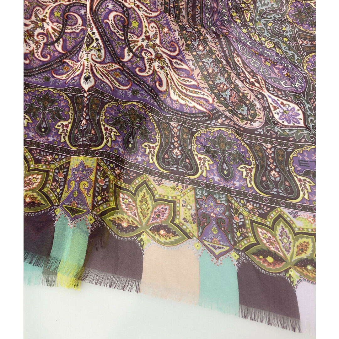 ETRO(エトロ)のエトロ ETRO シアースカーフ シルク100%    レディース レディースのファッション小物(バンダナ/スカーフ)の商品写真