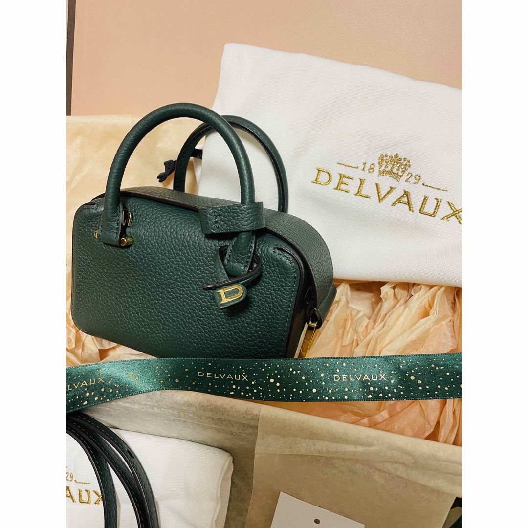 DELVAUX(デルヴォー)の【定価以下】レア♪Delvaux デルボー クールボックス　ナノ　forest  レディースのバッグ(ショルダーバッグ)の商品写真