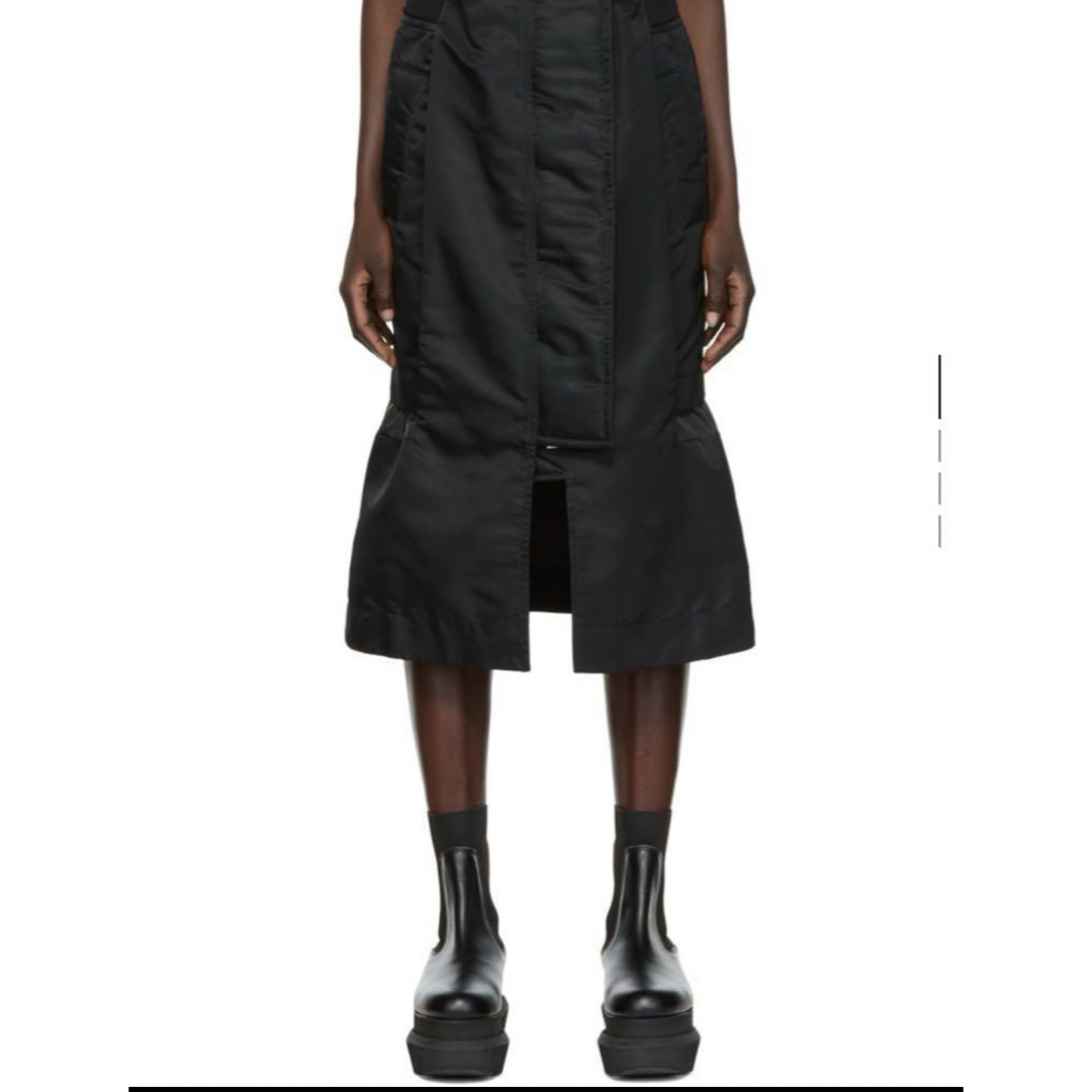 sacai(サカイ)のsacai Nylon Twill Mix Skirt レディースのスカート(ひざ丈スカート)の商品写真