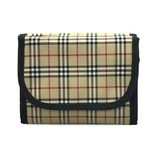 バーバリー(BURBERRY)のバーバリーズ 三つ折り財布 チェック柄 ダブルホック メンズ(折り財布)