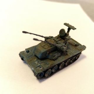 コナミ(KONAMI)の陸上自衛隊 装備大全第3弾 87式自走高射機関砲 台座カード無し(ミリタリー)