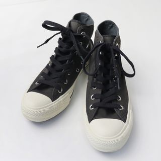 コンバース(CONVERSE)のコンバース CONVERSE × エムエイチエル MHL. マーガレットハウエル 1CL734 ALL STAR ハイカットスニーカー 23/ブラック【2400013692632】(スニーカー)