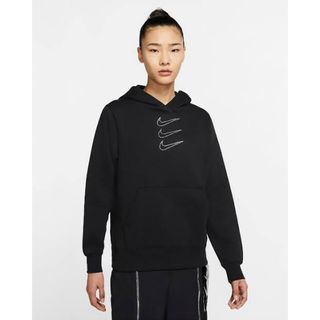 ナイキ(NIKE)のNIKE ナイキ　新品未使用　Tシャツ　長袖　パーカー　裏起毛　冬　ロゴ(パーカー)