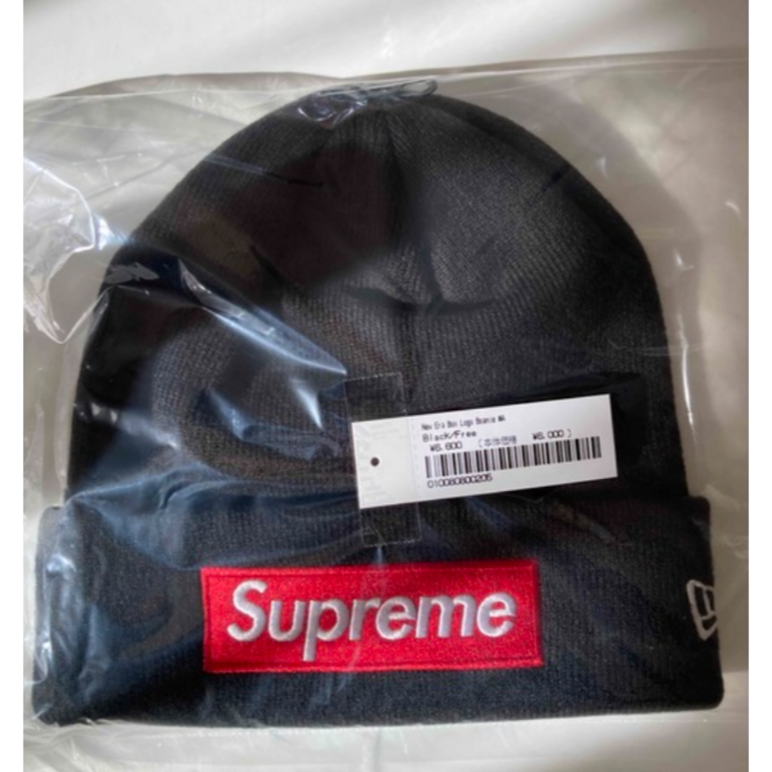 Supreme(シュプリーム)のSupreme New Era Box Logo Beanie Black メンズの帽子(ニット帽/ビーニー)の商品写真