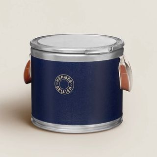 Hermes - 新品　エルメス　馬具缶　サドルボックス　スモールサイズ　ネイビー