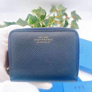 スマイソン(Smythson)のスマイソン　Panama ジップパース   カードケース コインケース(財布)