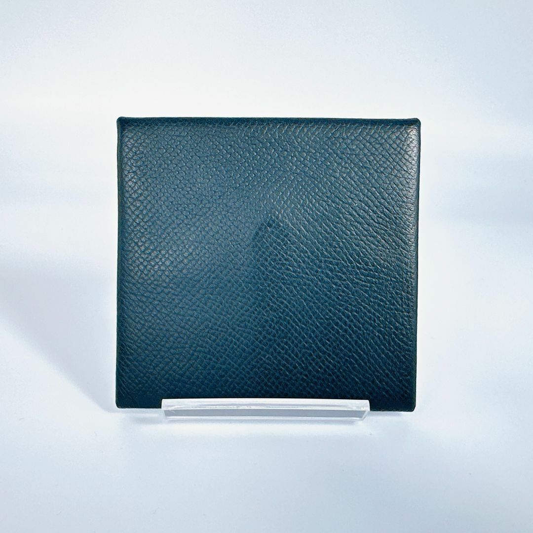 Hermes(エルメス)のエルメス バスティア コインケース D  財布 美品 ネイビー ユニセックス レディースのファッション小物(コインケース)の商品写真