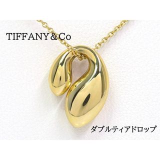 ティファニー(Tiffany & Co.)のTIFFANY&Co ティファニー 750 ダブルティアドロップ ネックレス(ネックレス)