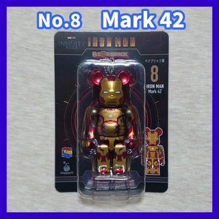 メディコムトイ(MEDICOM TOY)のベアブリック アイアンマン Mark42 Happyくじ ファミマ(アメコミ)