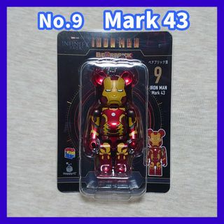 メディコムトイ(MEDICOM TOY)のベアブリック アイアンマン Mark43 Happyくじ ファミマ(アメコミ)