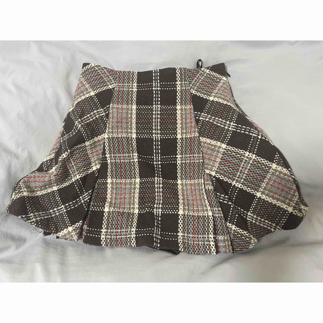 GRL(グレイル)のインパン裏地付きチェック柄プリーツスカート　GRL レディースのスカート(ミニスカート)の商品写真