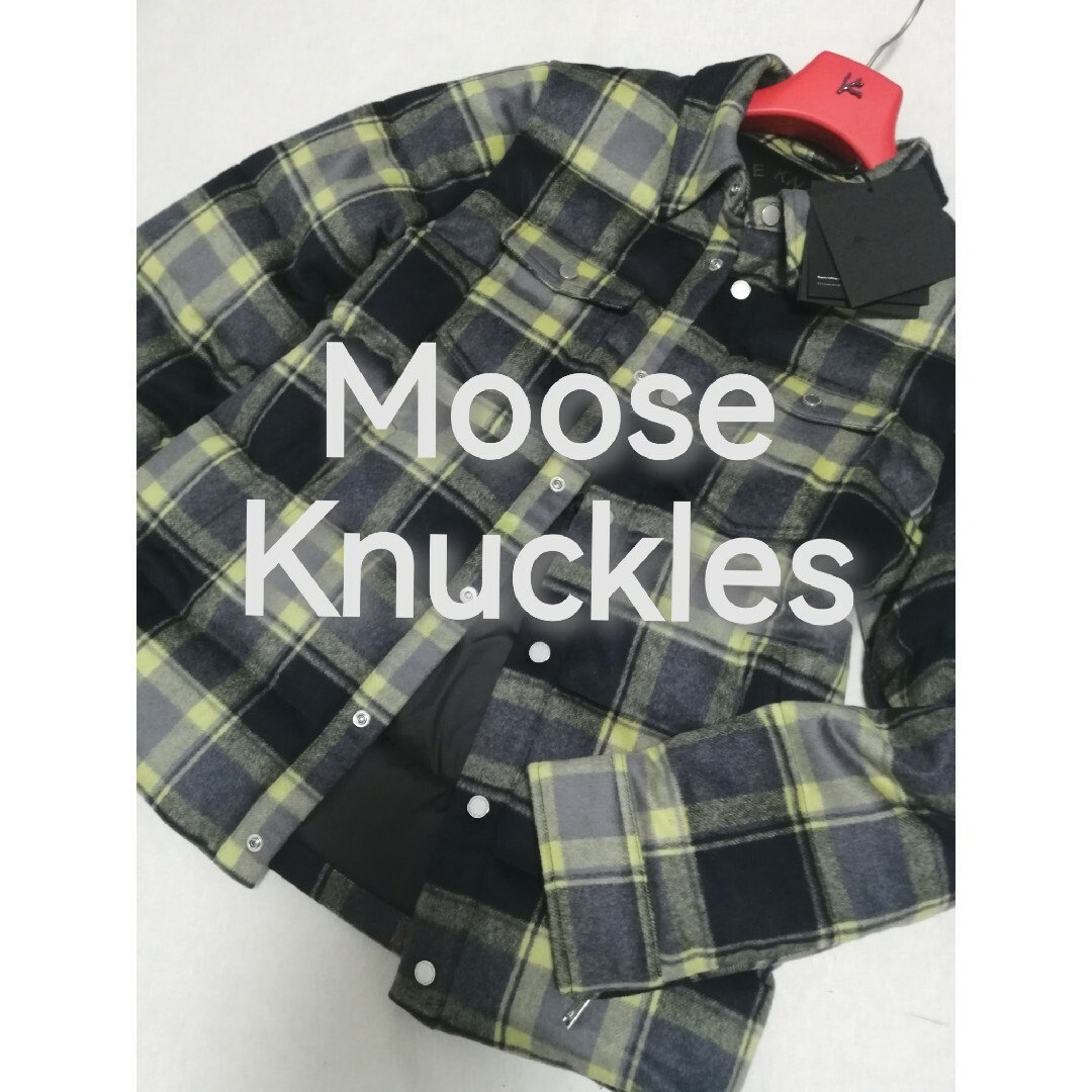 ★新品・メンズ★【Moose Knuckles】ダウンジャケット　S68cm後身着丈