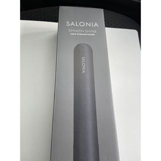 「SALONIA ストレートヘアアイロンブラック 24mm」SAL23105BK(ヘアアイロン)