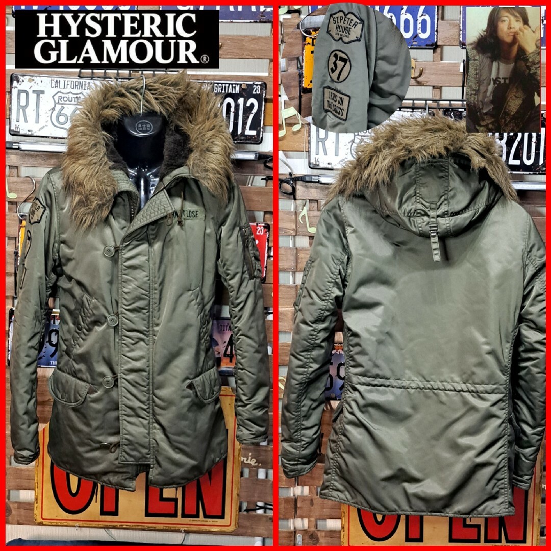 HYSTE☆未使用☆【HYSTERIC サークル❕】New/プリマロフト❗N-3B コート