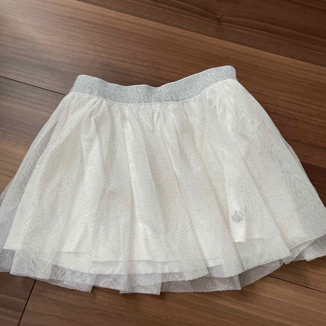 PETIT BATEAU(プチバトー)のプチバトー　ラメチュールスカート キッズ/ベビー/マタニティのキッズ服女の子用(90cm~)(スカート)の商品写真