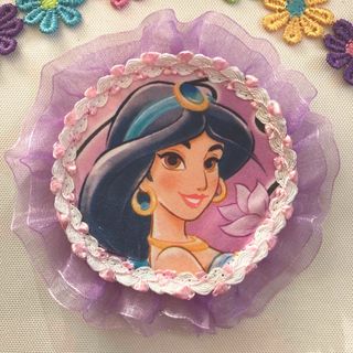 ディズニー(Disney)の【現品のみ】ジャスミン　大ワッペン❣️(その他)