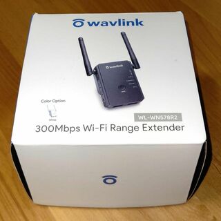 WAVLINK Wi-Fi 無線LAN中継機 WL-WN578R2-B(PC周辺機器)